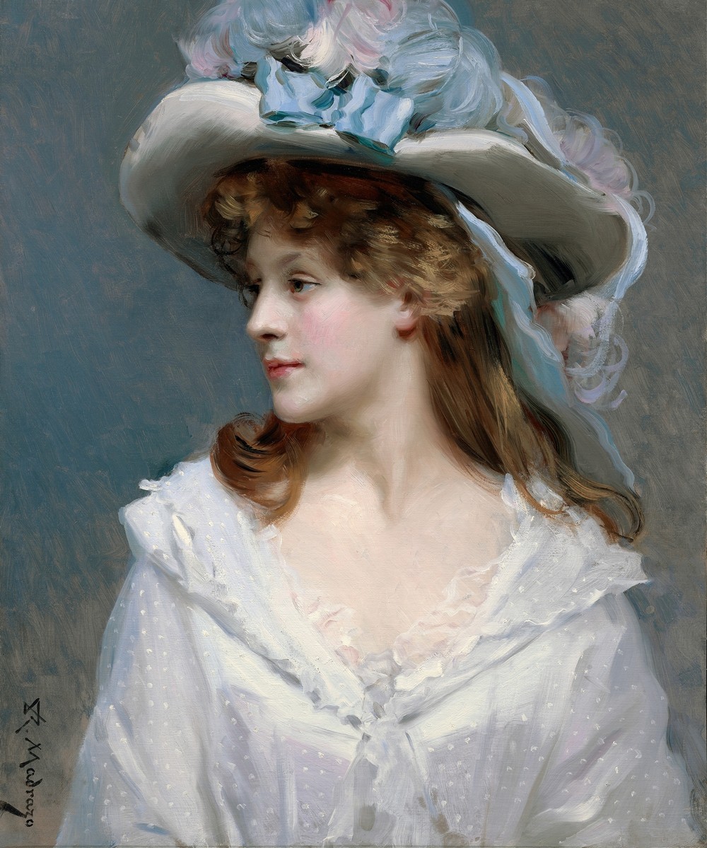 Woman In White (c. 1880)