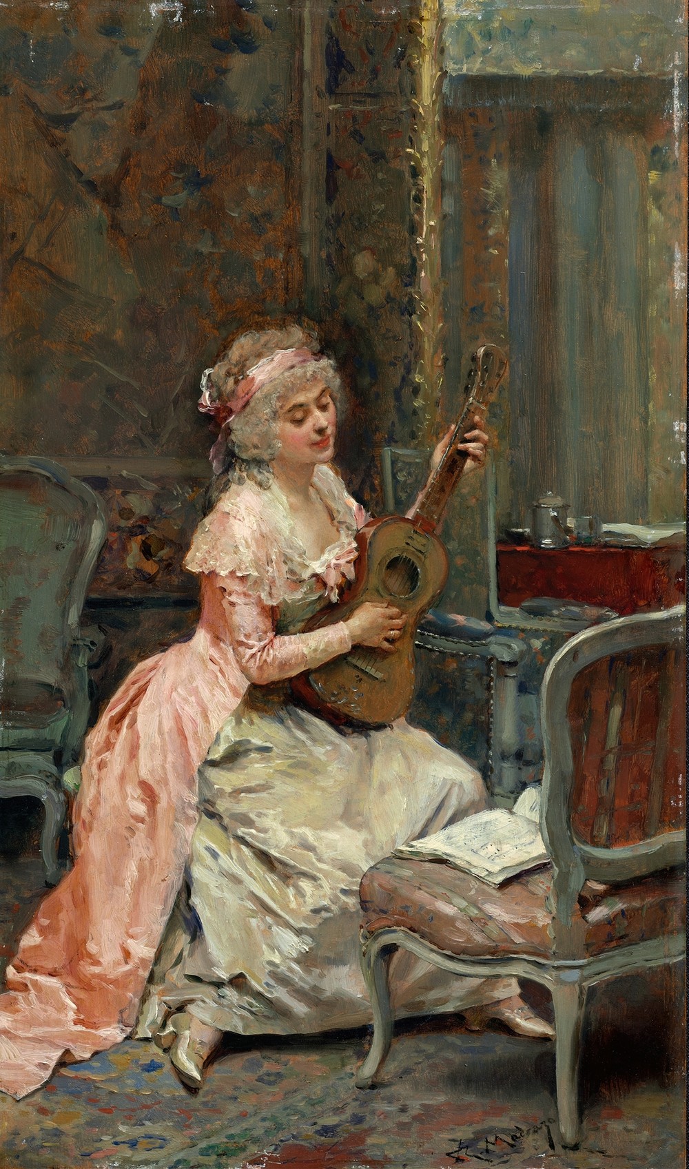 Woman With A Guitar (c. 1870)
