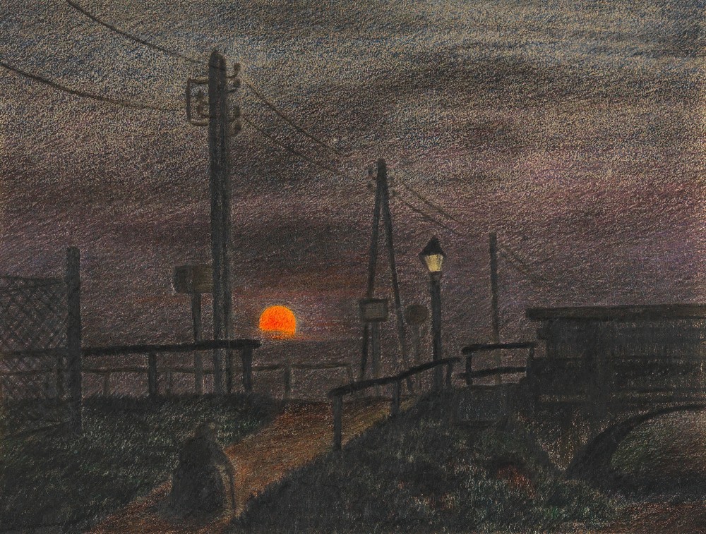 Aufgehender Mond