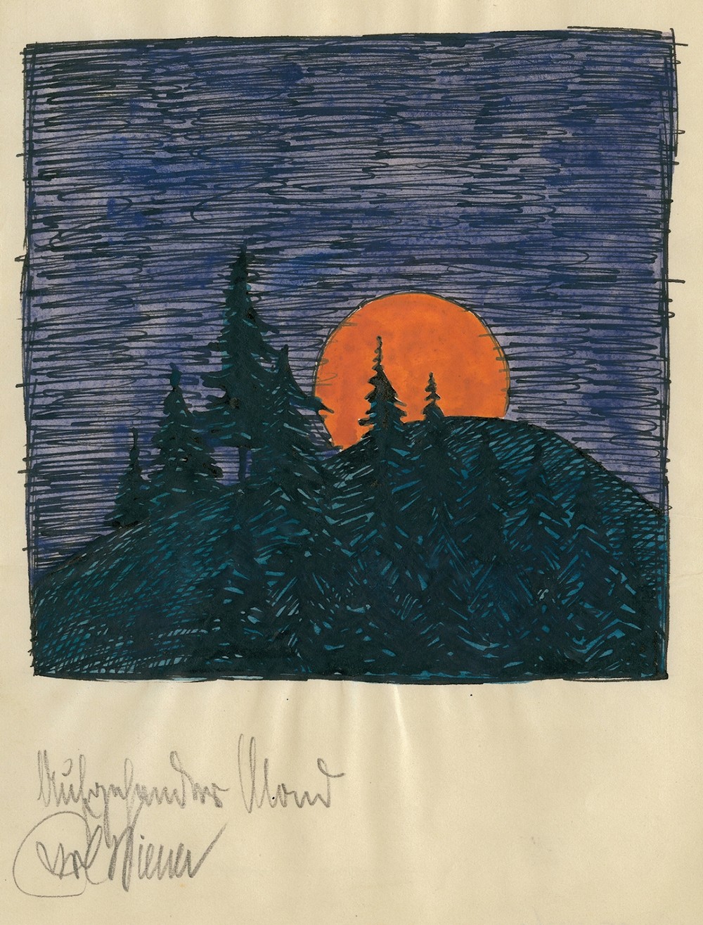 Aufgehender Mond (around 1921)