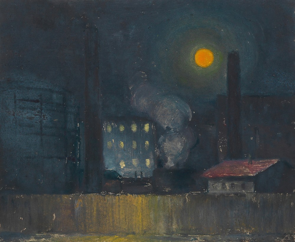 ‘Gaswerk’ im Mondlicht (around 1935)