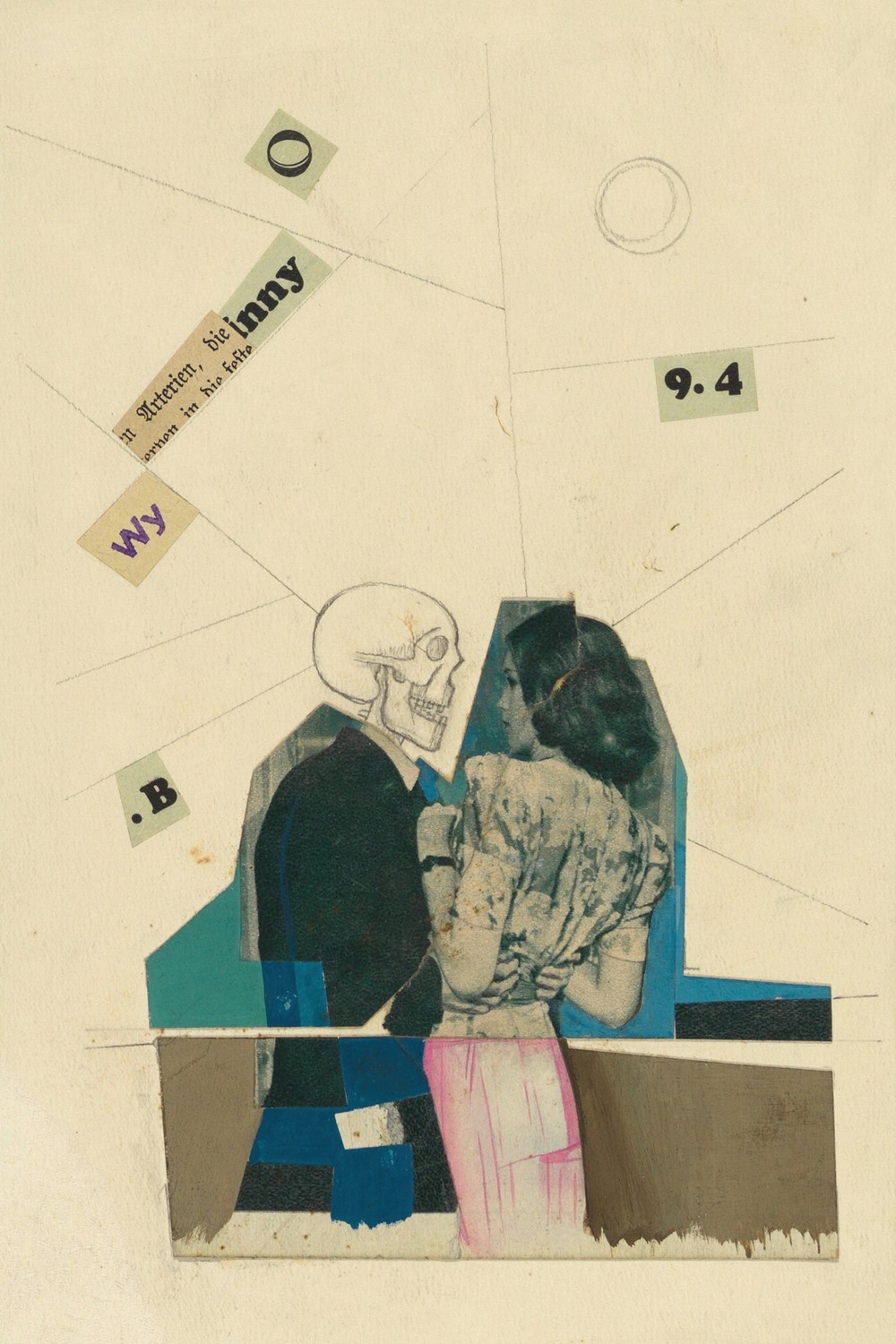 Ohne Titel (junge Frau und Tod) (around 1941)