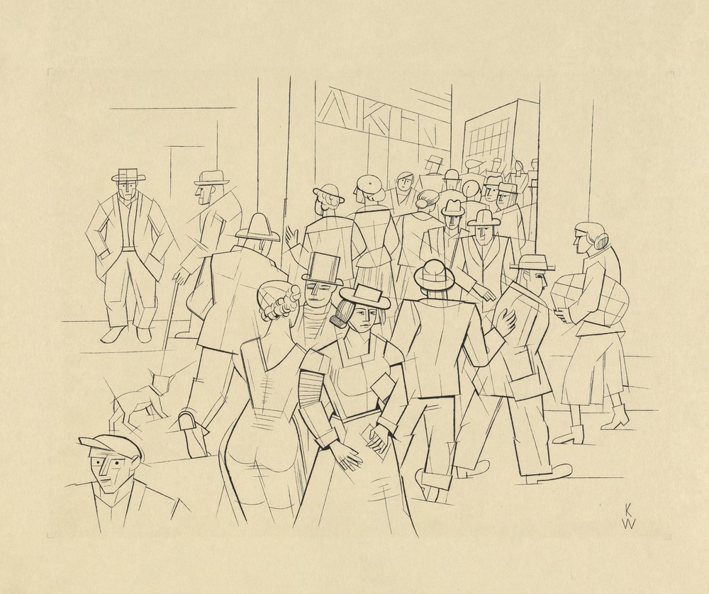 Ohne Titel (Passanten) (around 1933)
