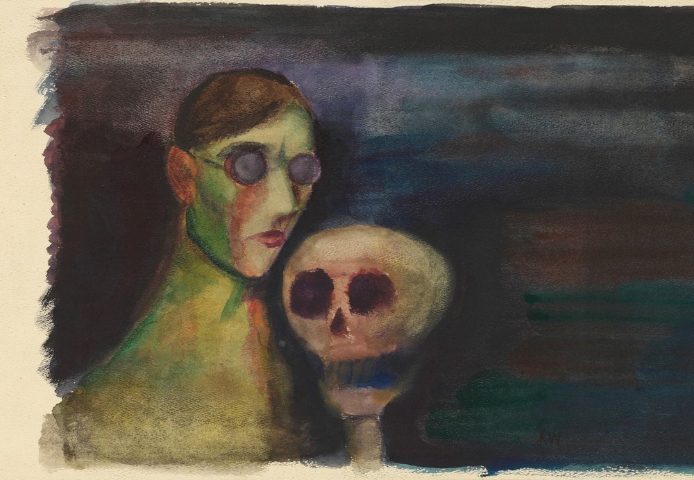 Selbstporträt mit dem Tod (around 1932)