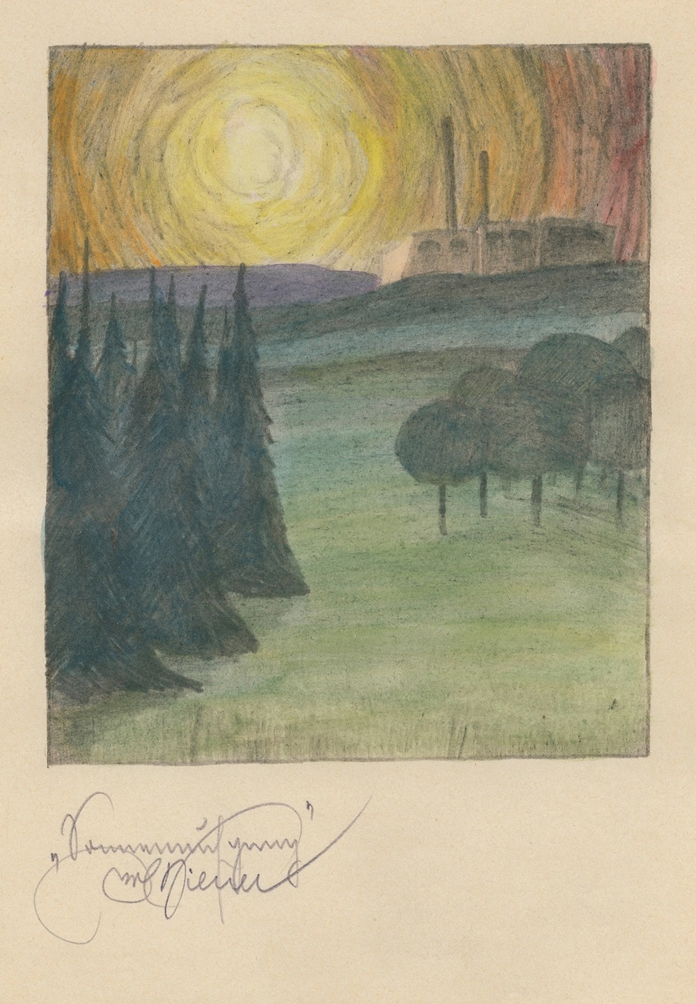 Sonnenaufgang (around 1923)