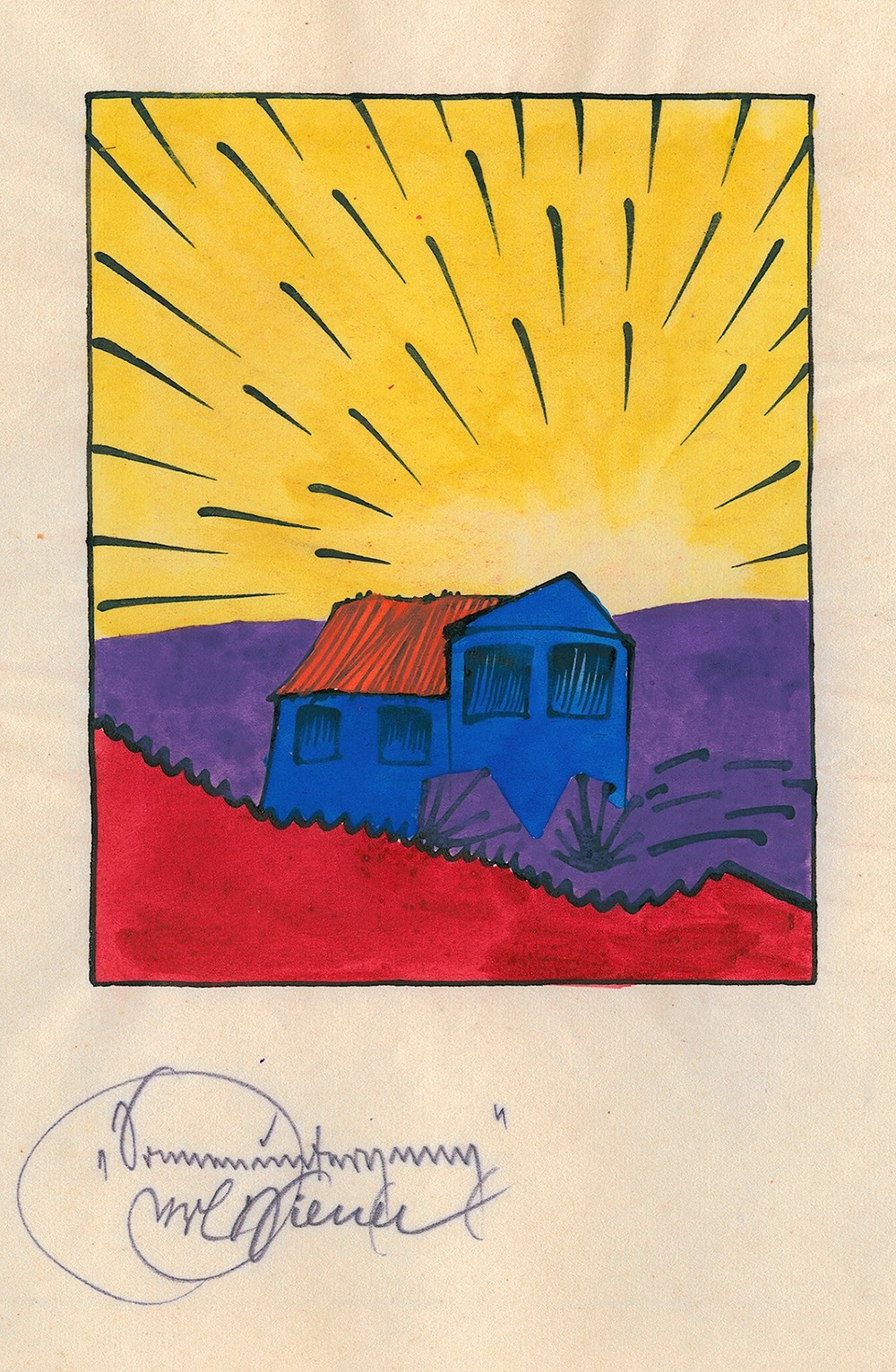 Sonnenuntergang (around 1921)