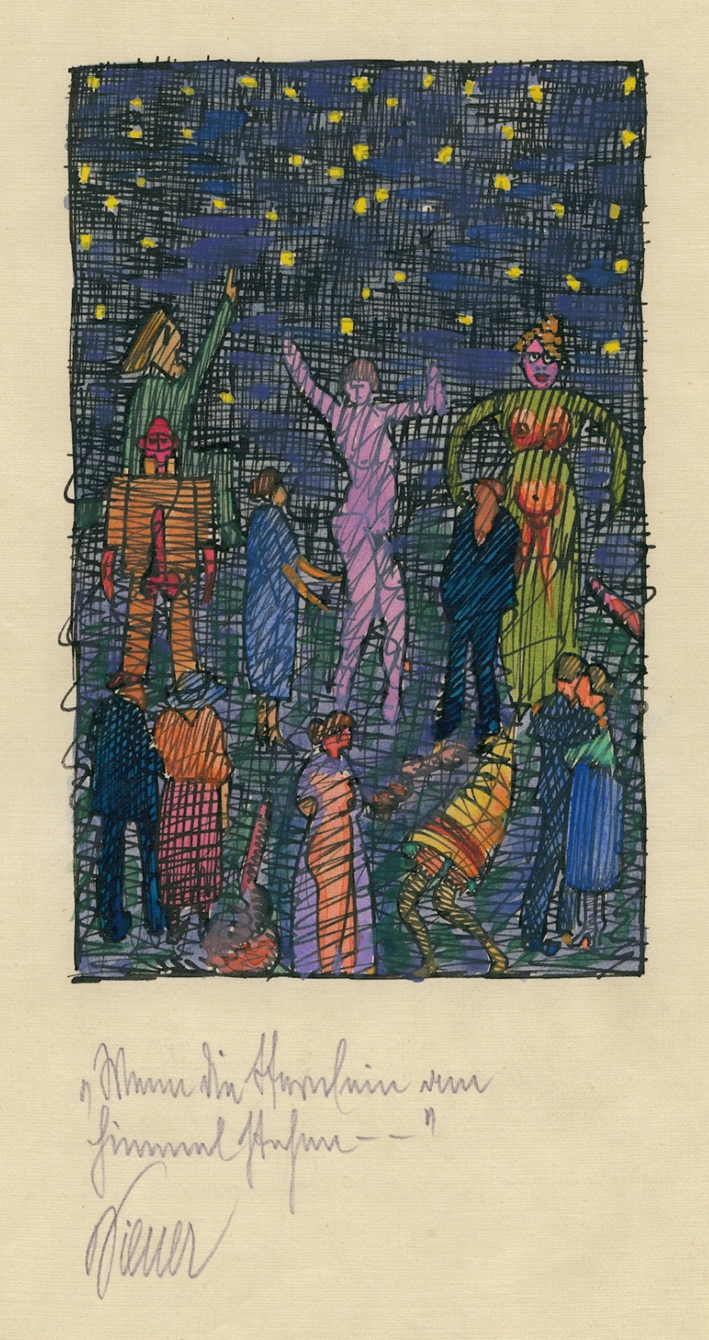 Wenn die Sternlein am Himmel stehen (around 1921)