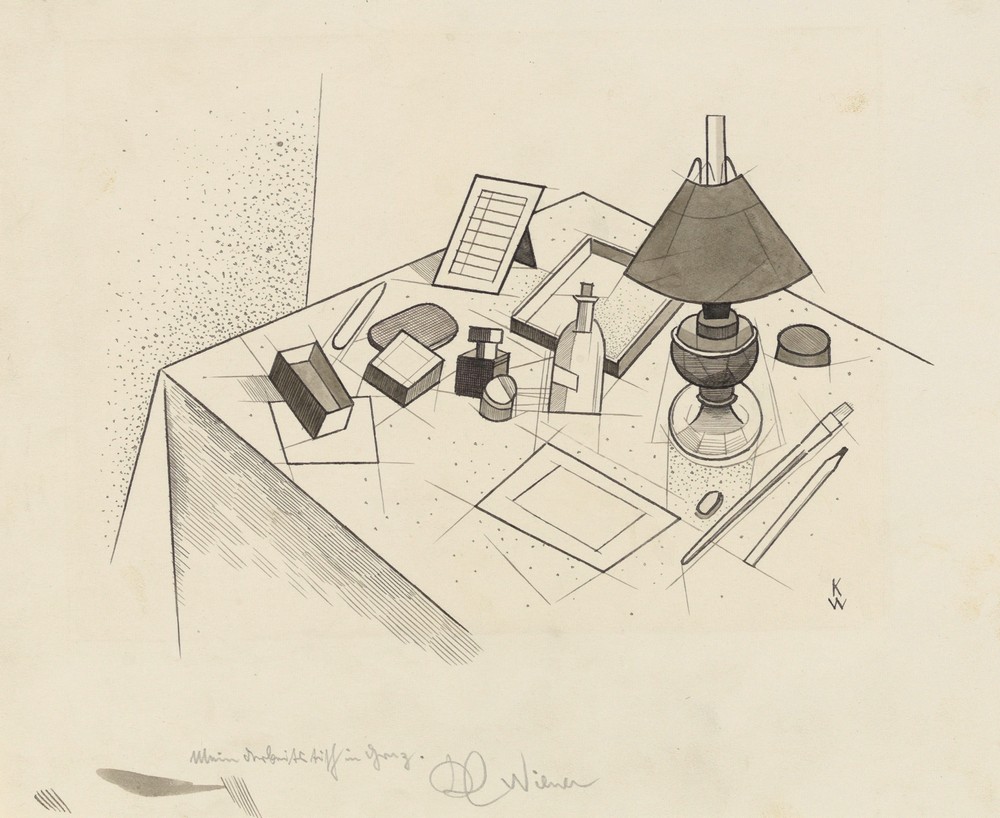 Wieners Arbeitstisch (around 1933)