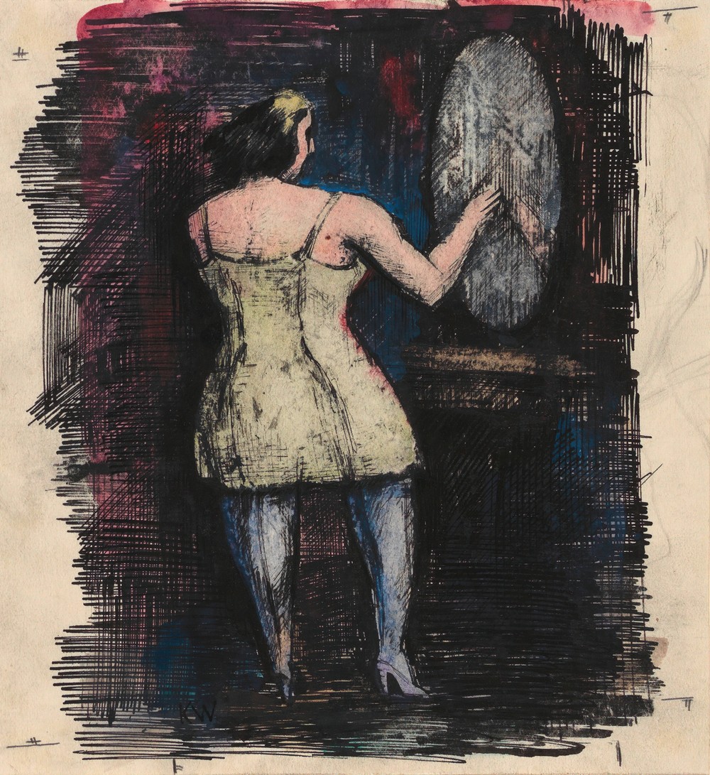 Ohne Titel (Frau vor Spiegel) (ca. 1933)