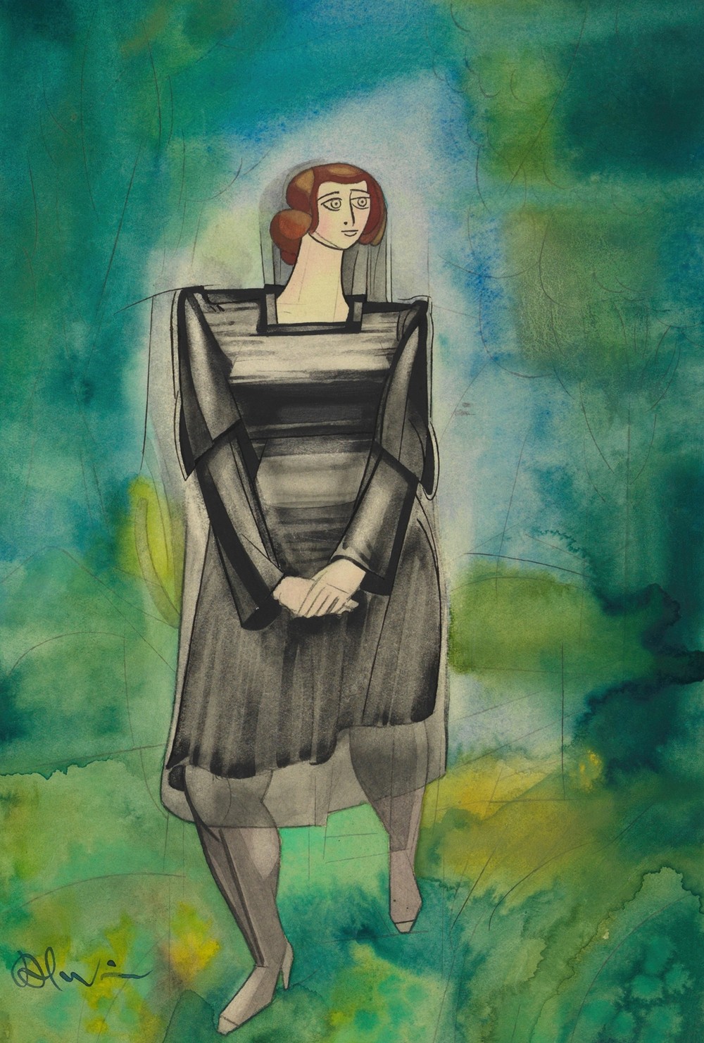 Ohne Titel (Frauenfigur) (ca. 1940)