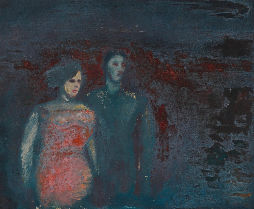 Ohne Titel (Mann in Landschaft) (ca. 1930)