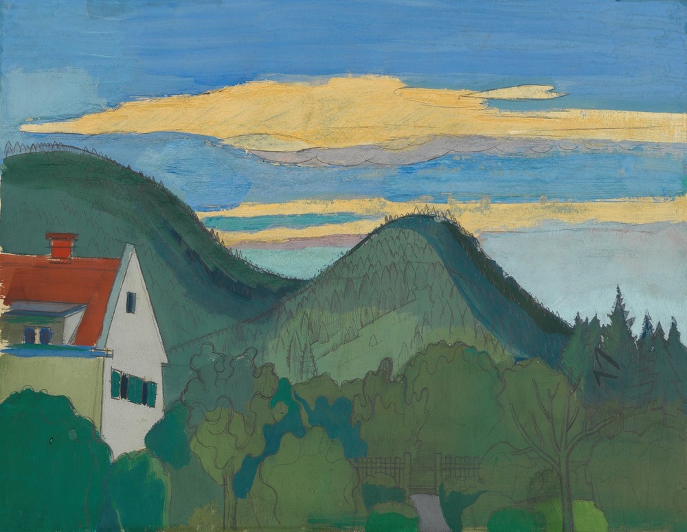 Haus in Waldlandschaft (around 1943)
