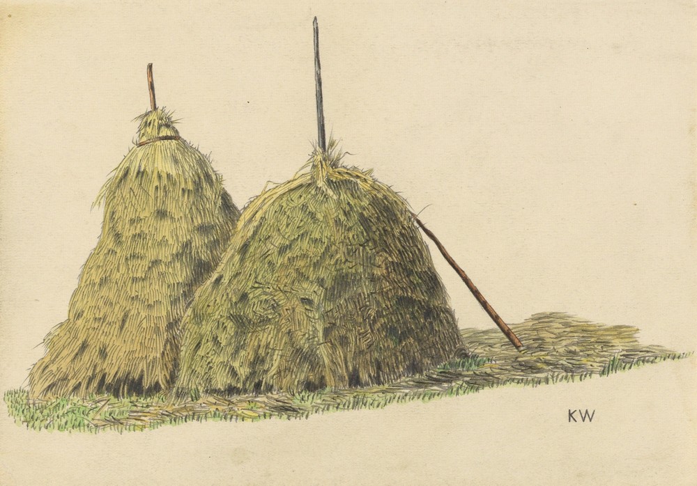 Ohne Titel (Strohballen) (around 1924)