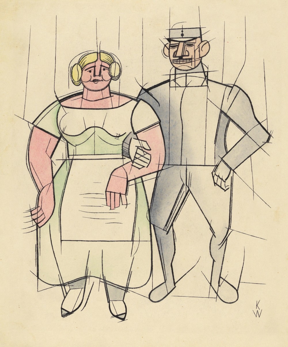 Ohne Titel (Frau und Mann ) (around 1933)