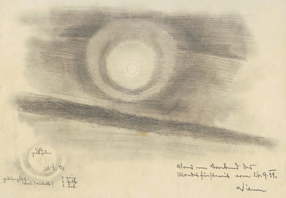 Mond am Vorabend der Mondfinsternis vom 26.9.31.
