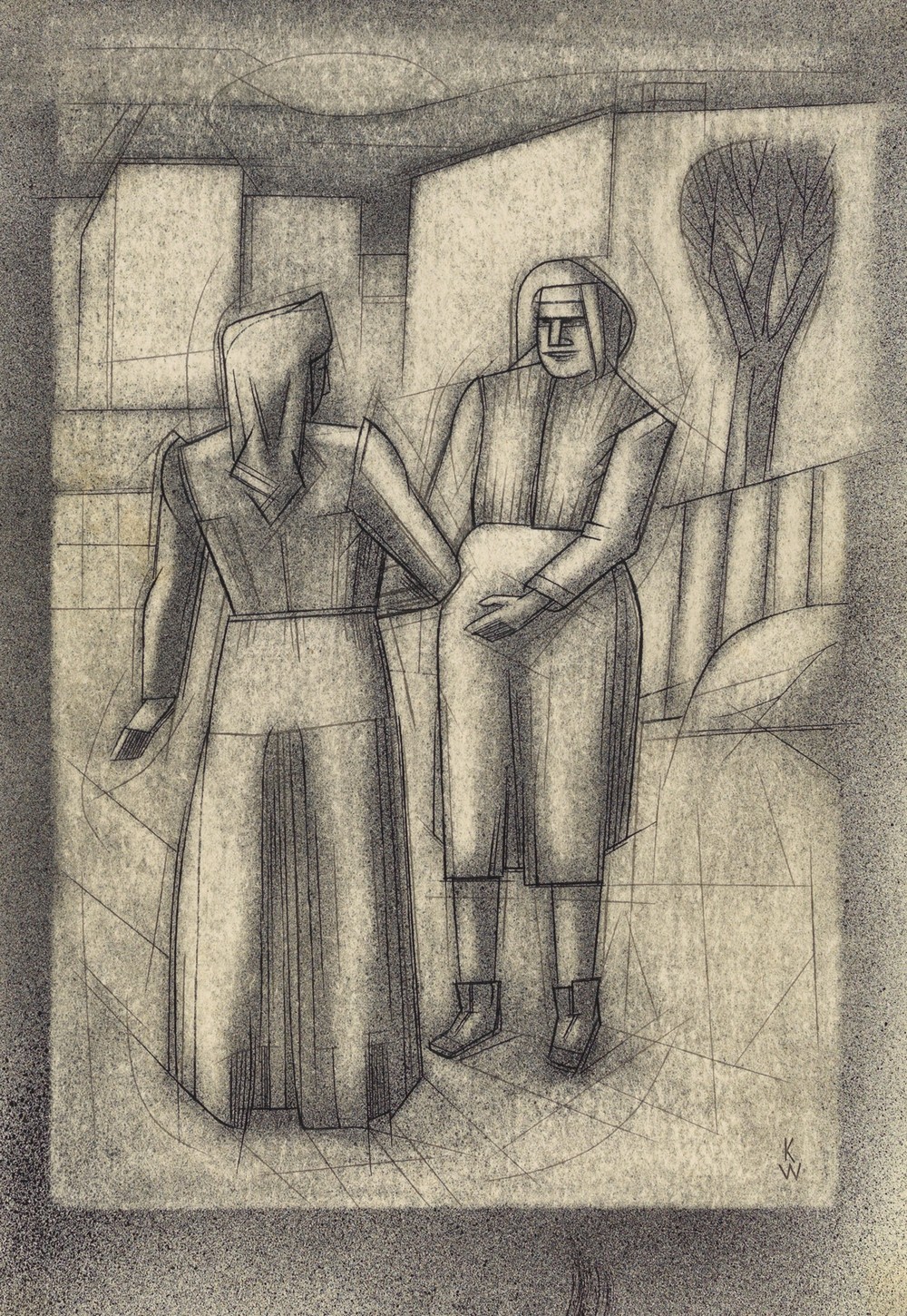Ohne Titel (zwei Frauen) (around 1933)