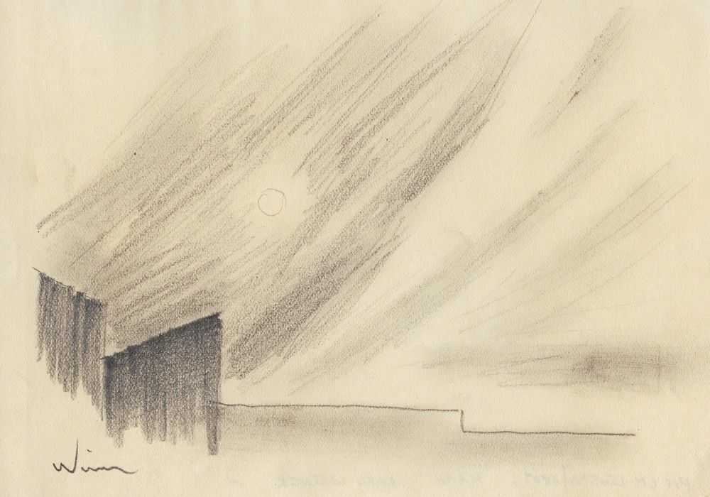 Ohne Titel, Bleistiftskizze (around 1930)