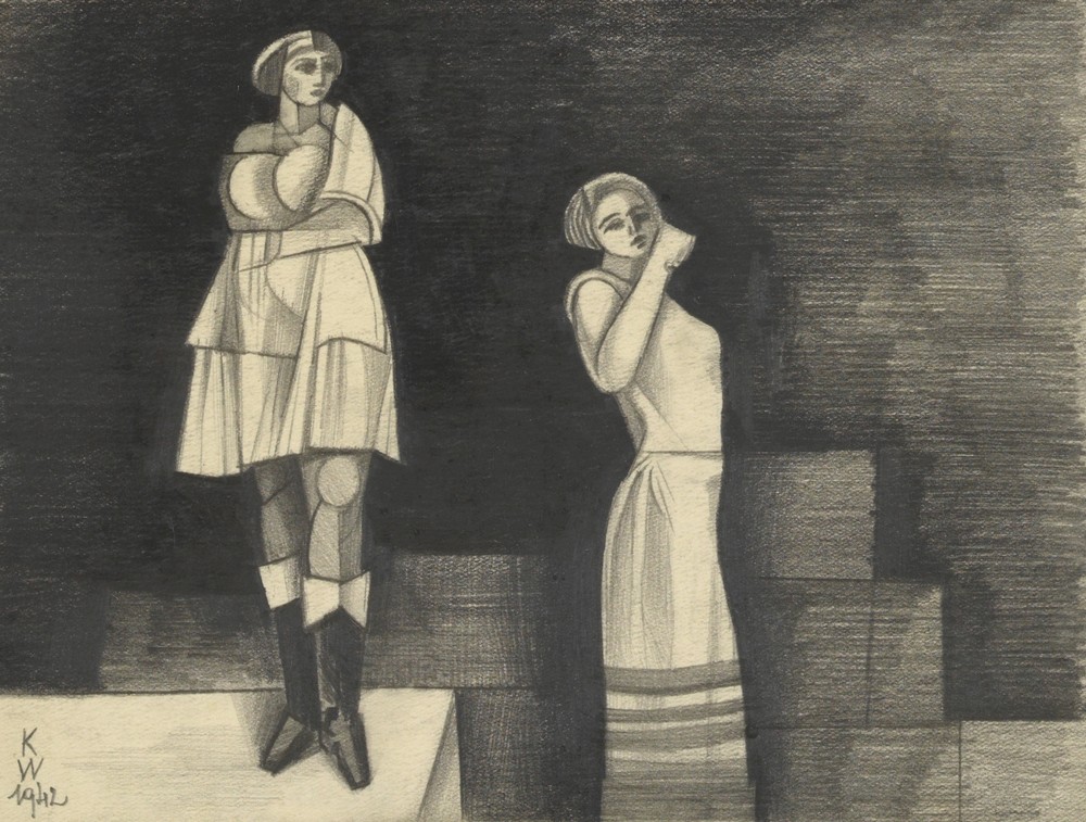 Ohne Titel (Zwei Mädchen)