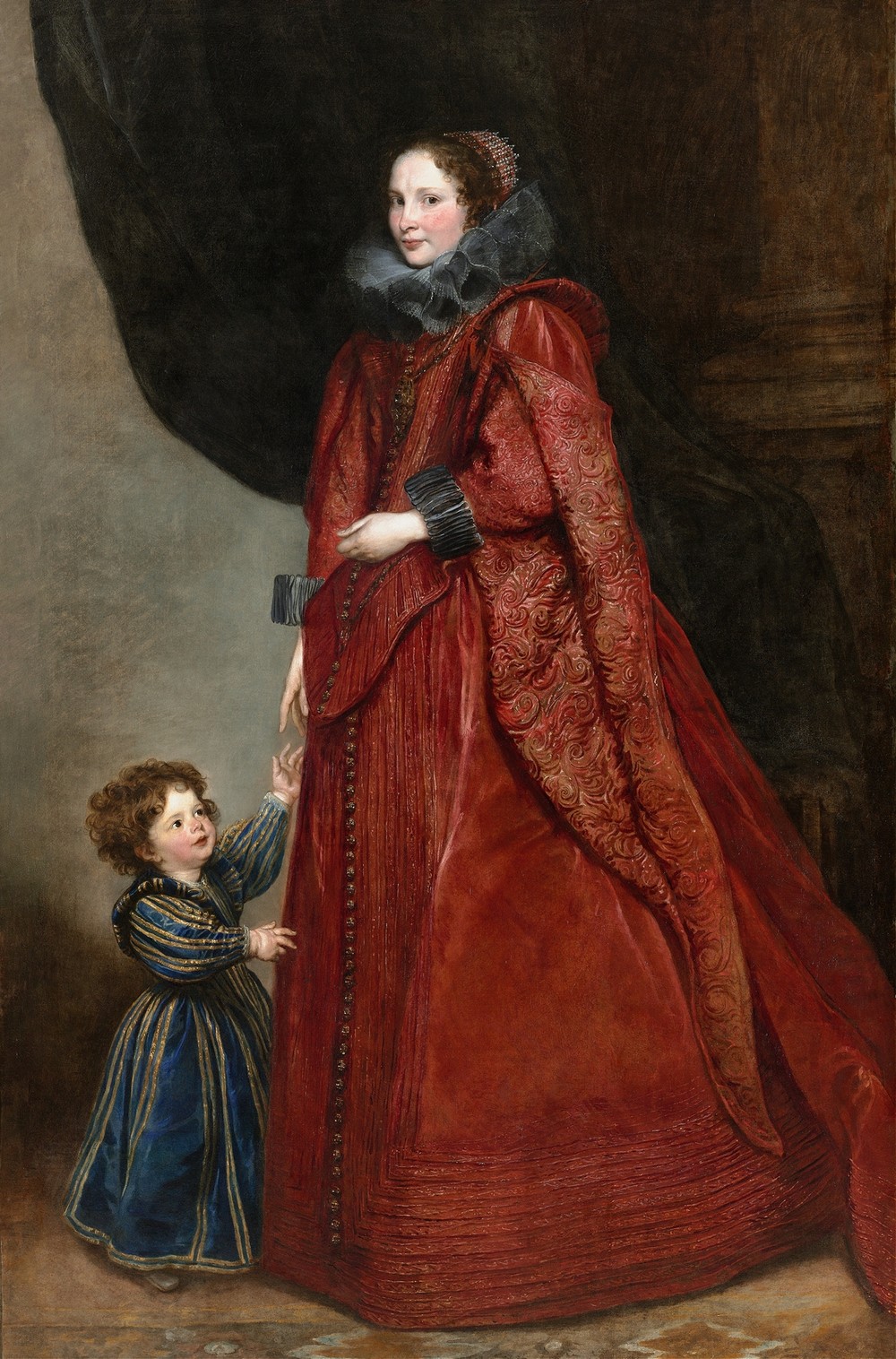 A Genoese Lady with Her Child (c. 1623-1625)