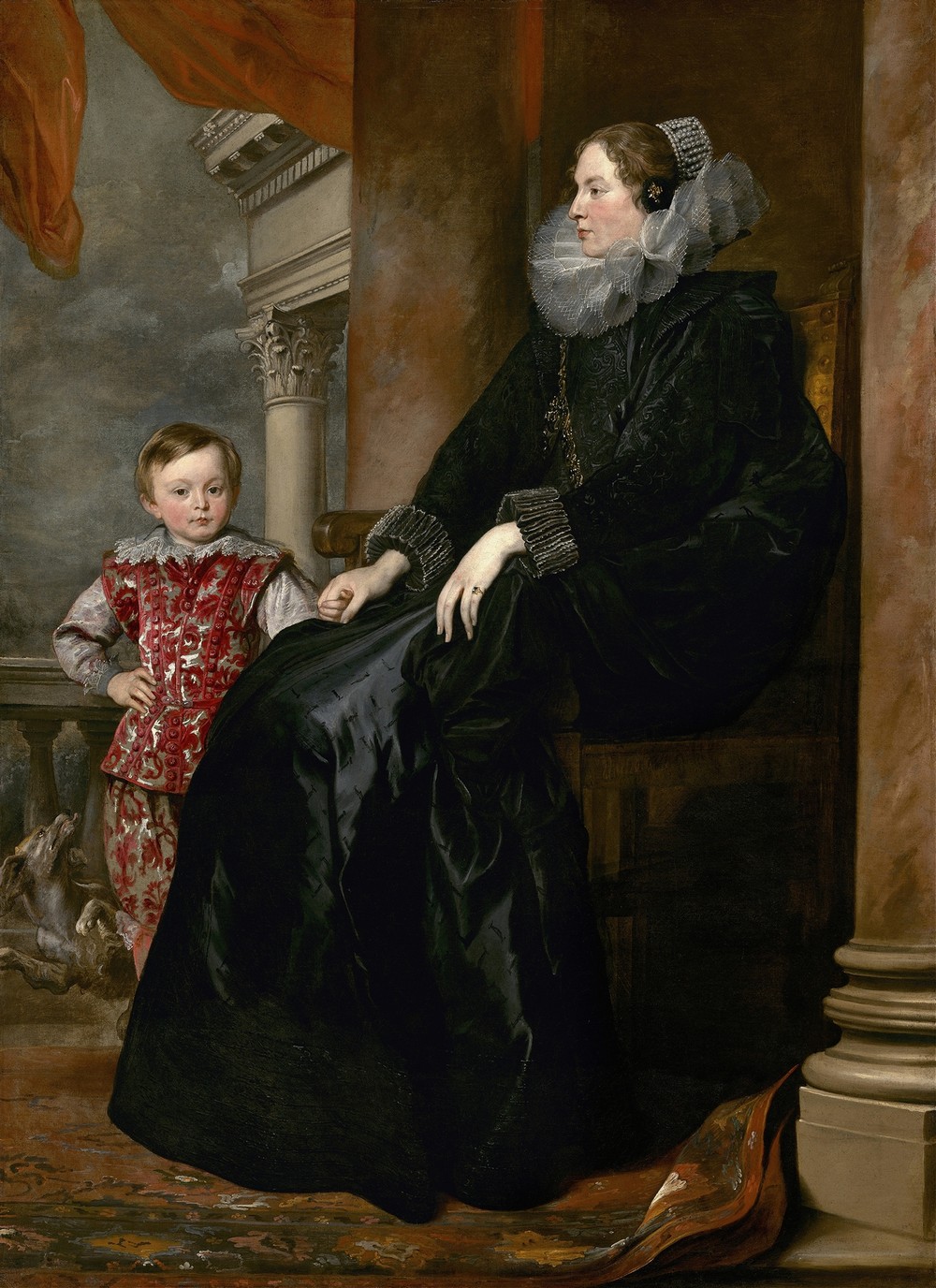 A Genoese Noblewoman and Her Son (c. 1626)