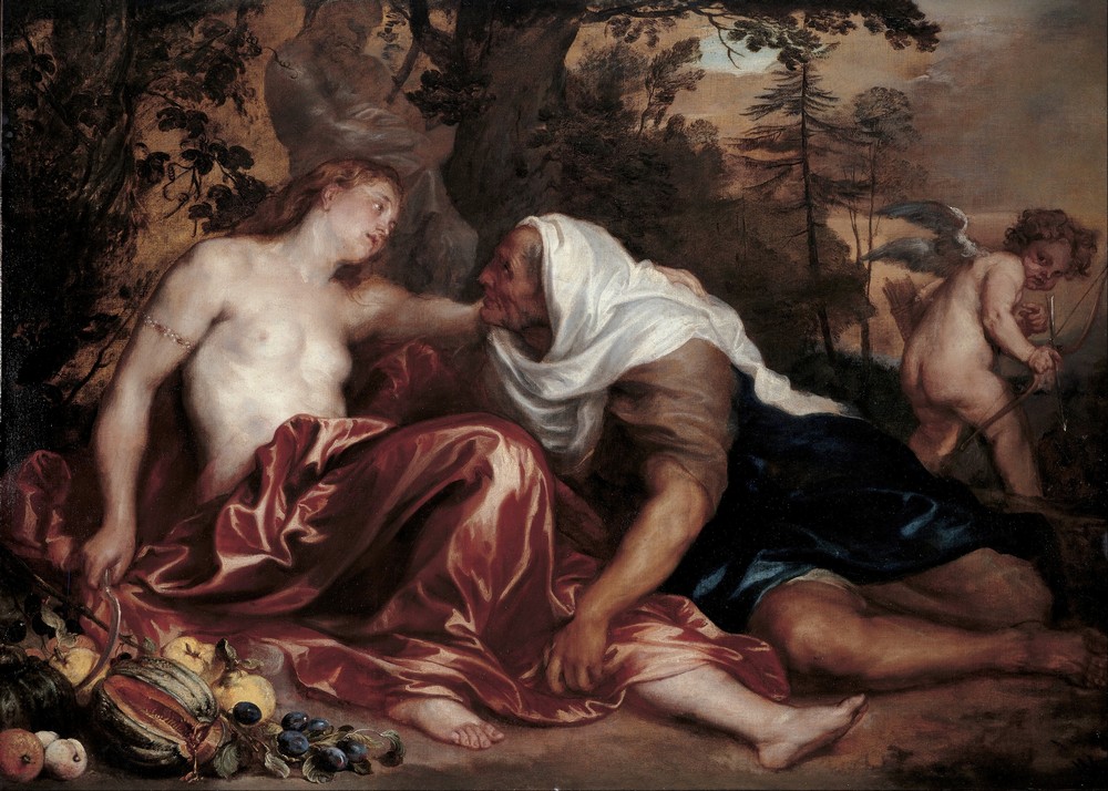Vertumnus and Pomona (circa 1625)