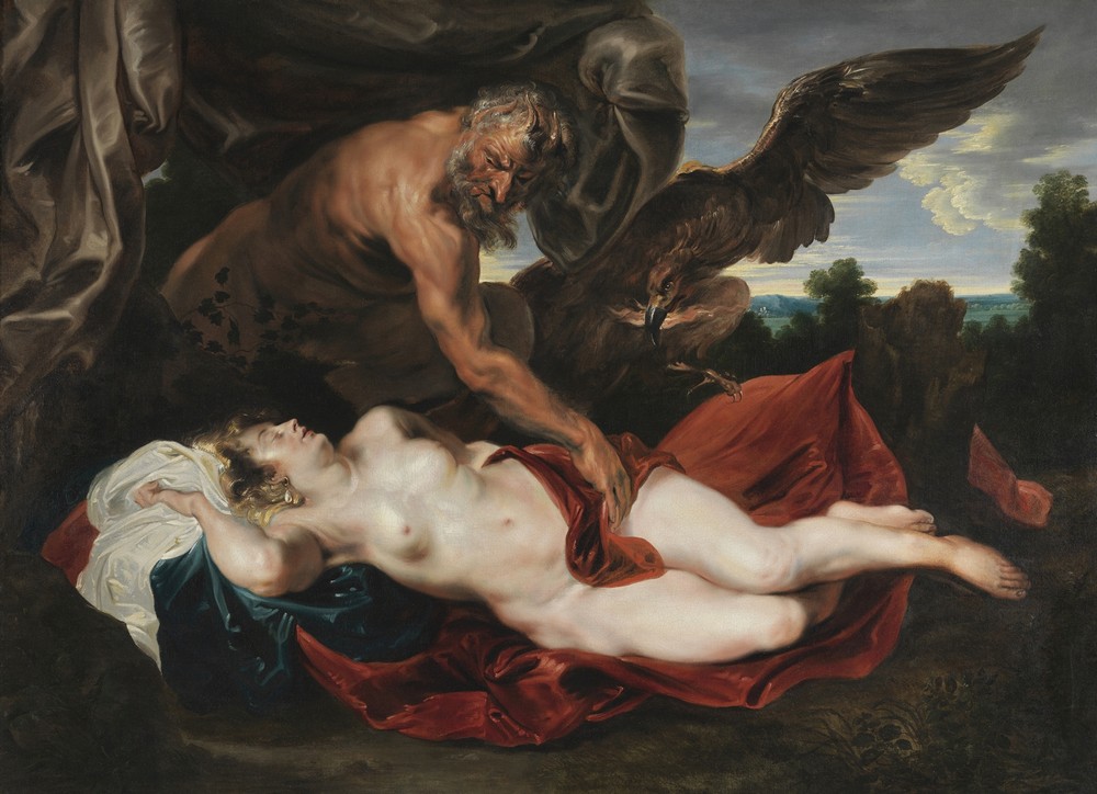 Jupiter and Antiope (circa 1620)