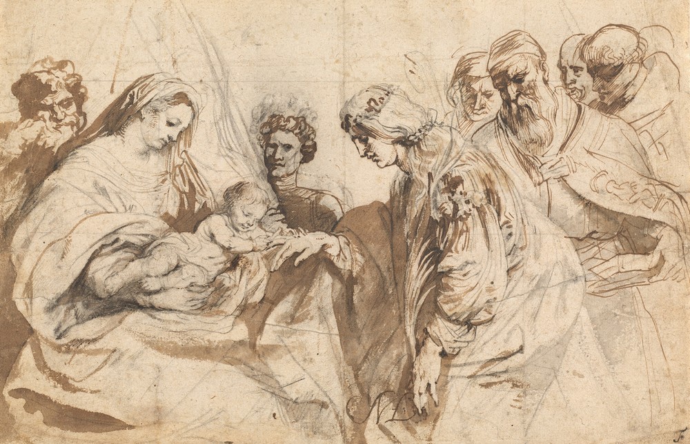 The Mystic Marriage of Saint Catherine (c. 1618)