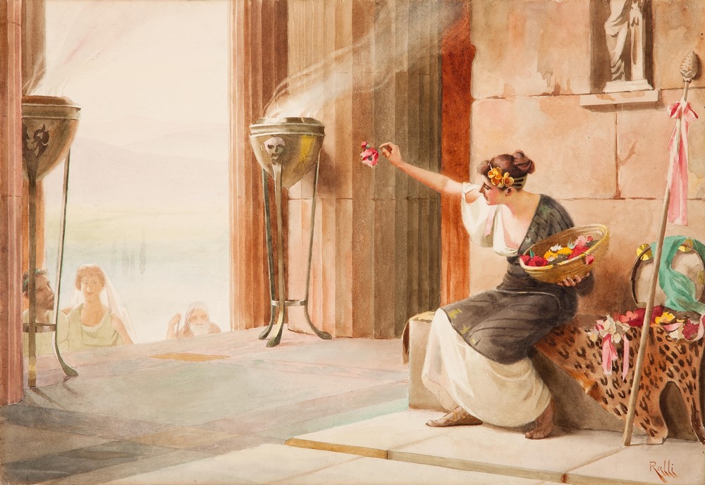 Vendeuse de Fleurs au Parthénon