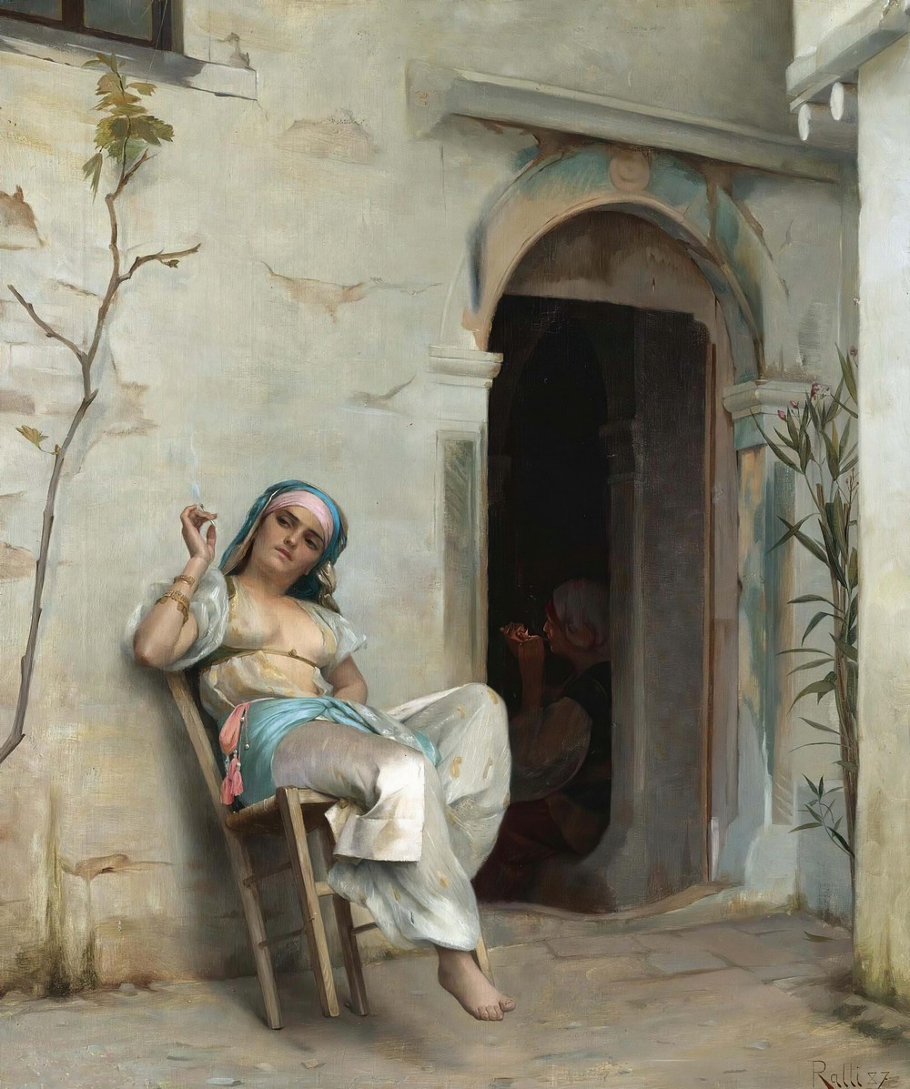 Turkish Woman Smoking