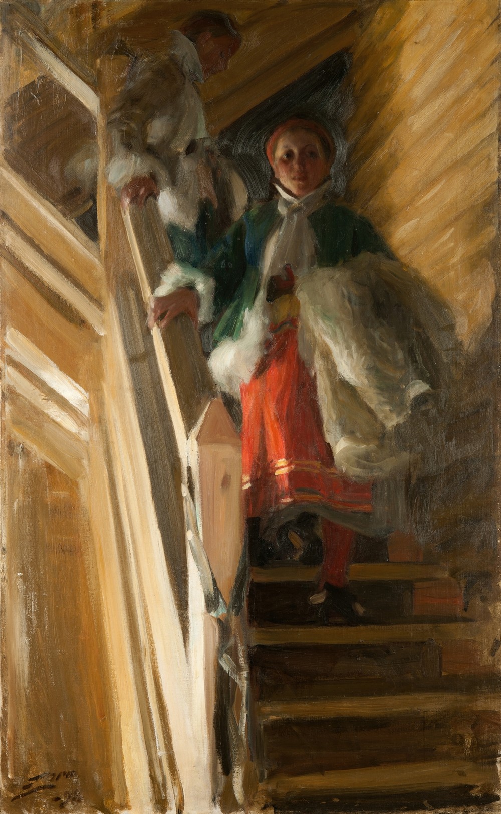 On the Attic Stairs