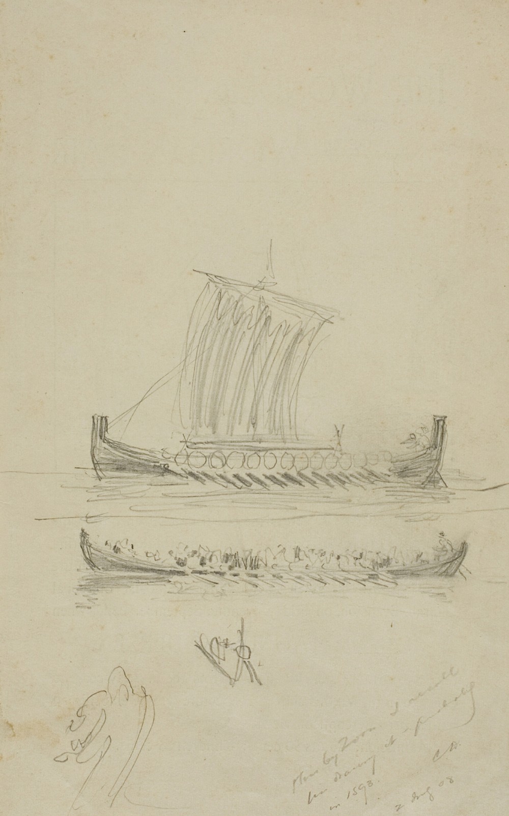Sketch of Captain Anderson’s Sailing Vessel