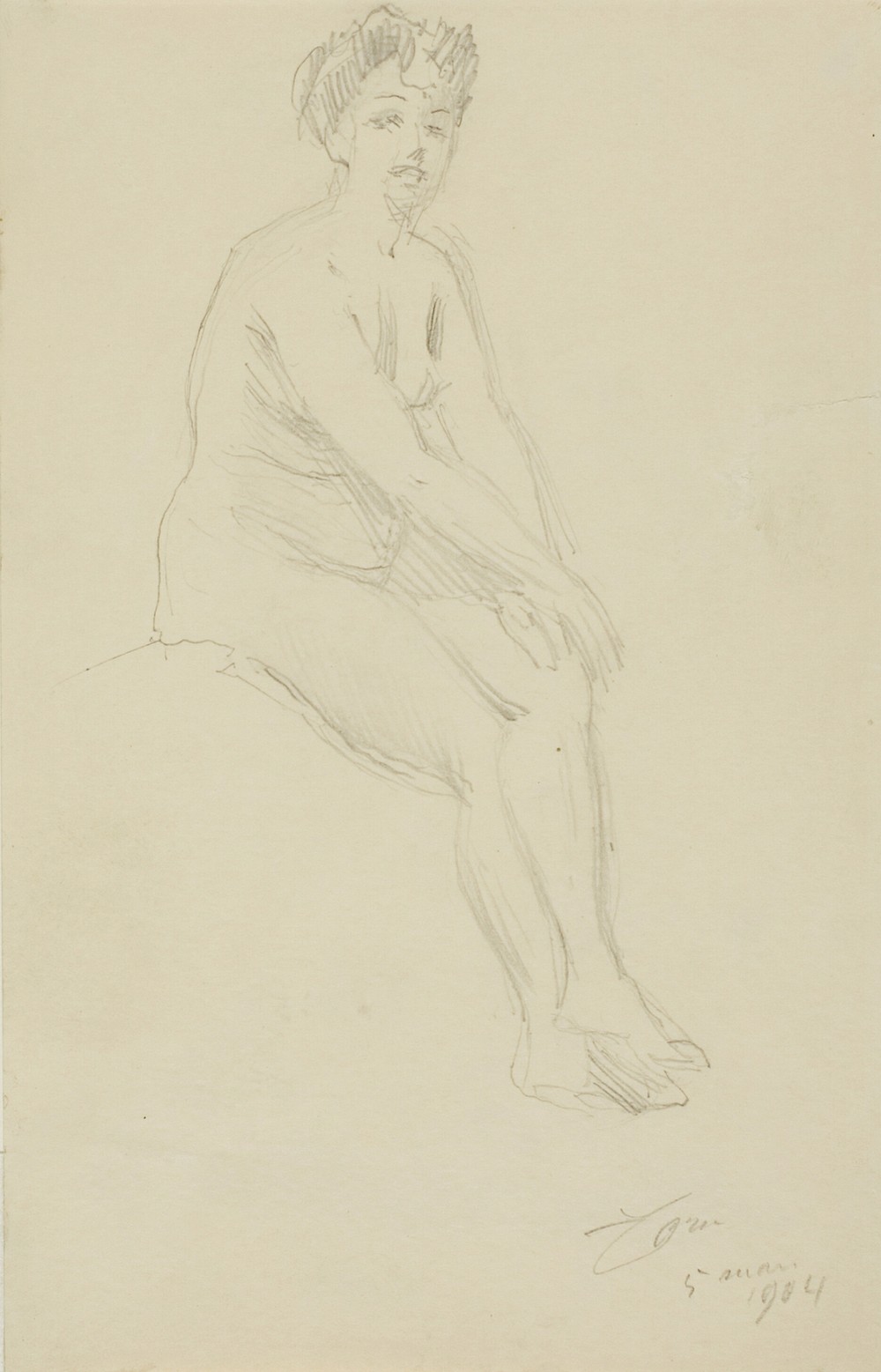 Seated Female Nude
