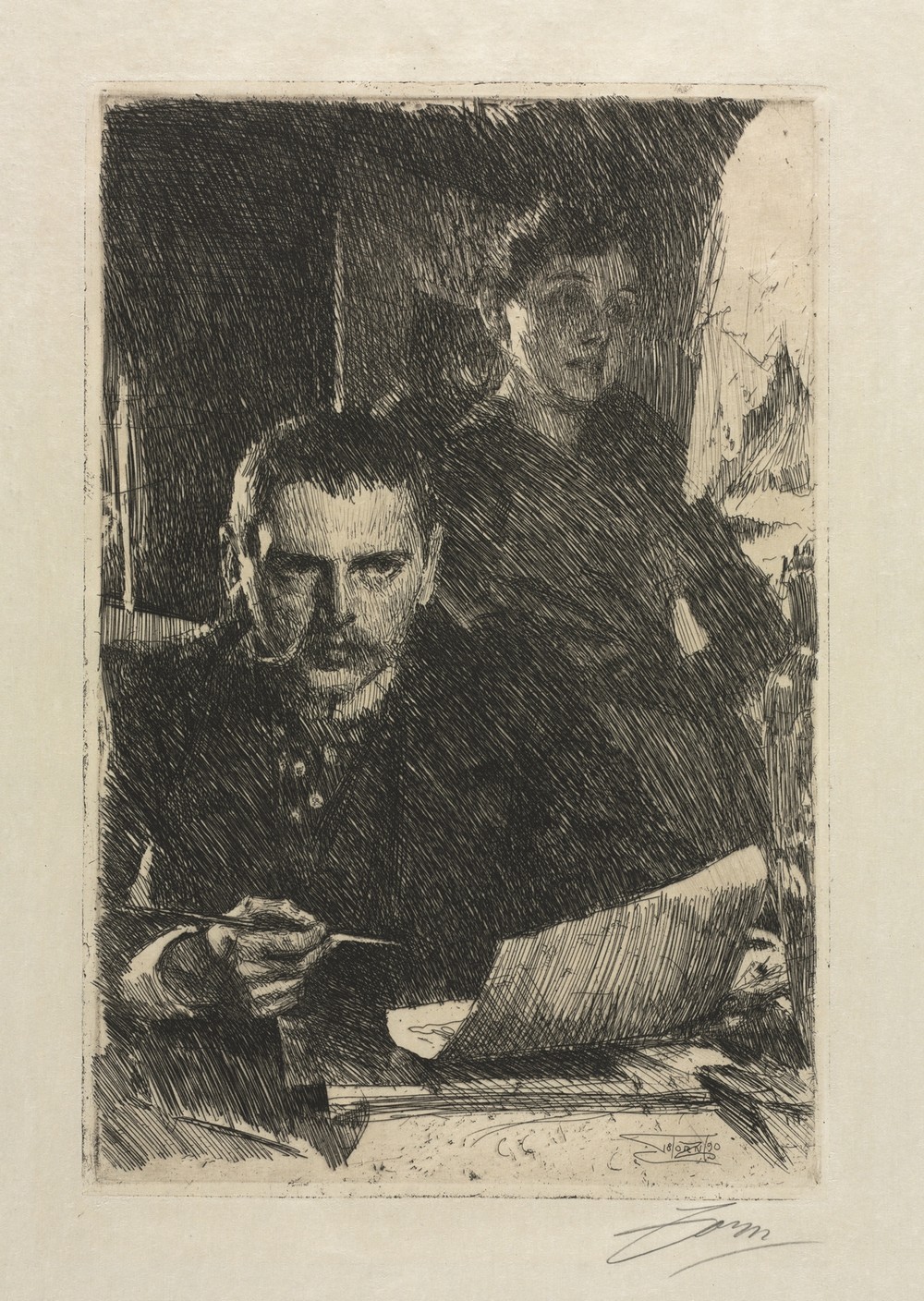 The Artist and His Wife