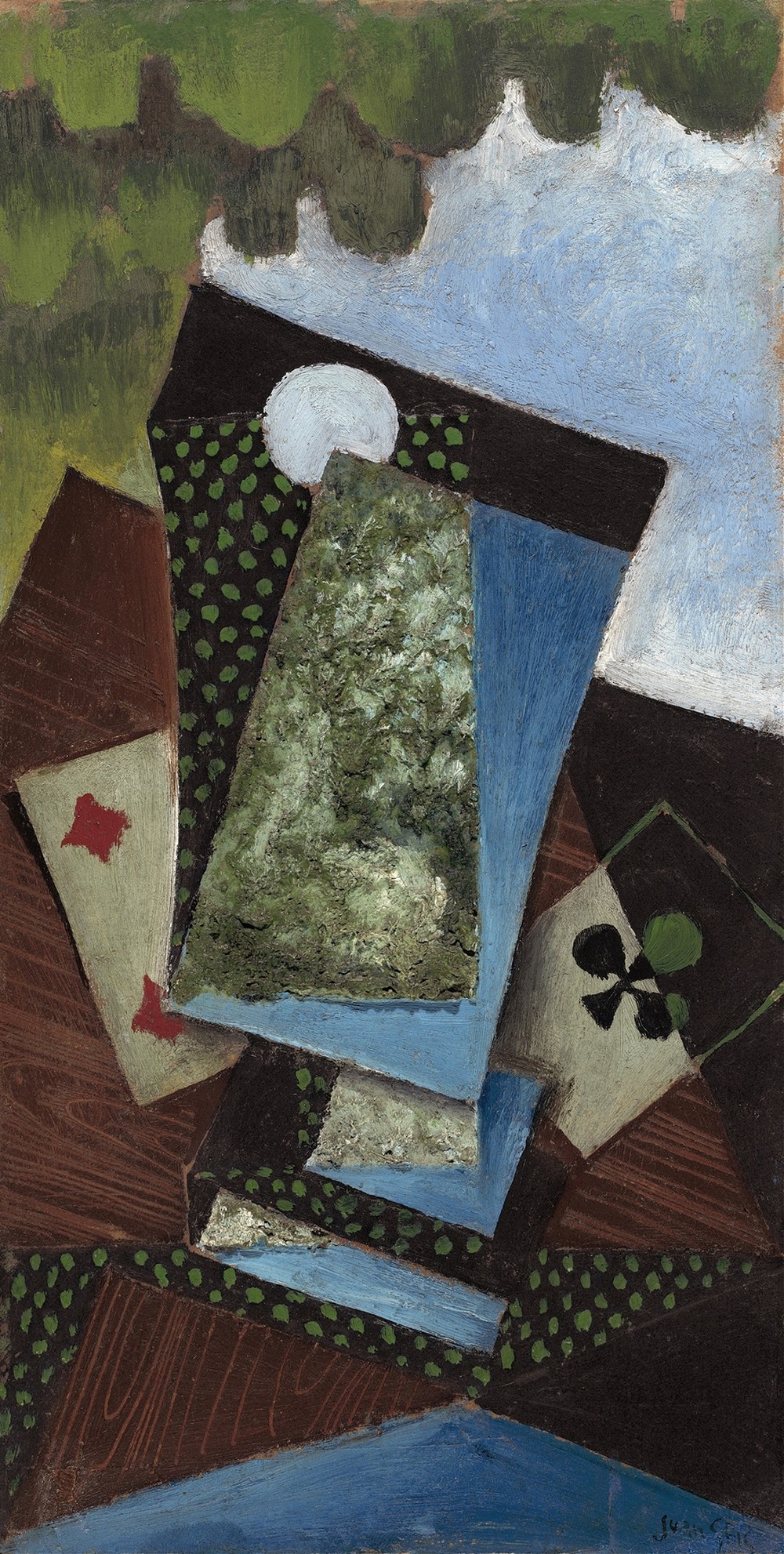 Ace of Clubs and Four of Diamonds