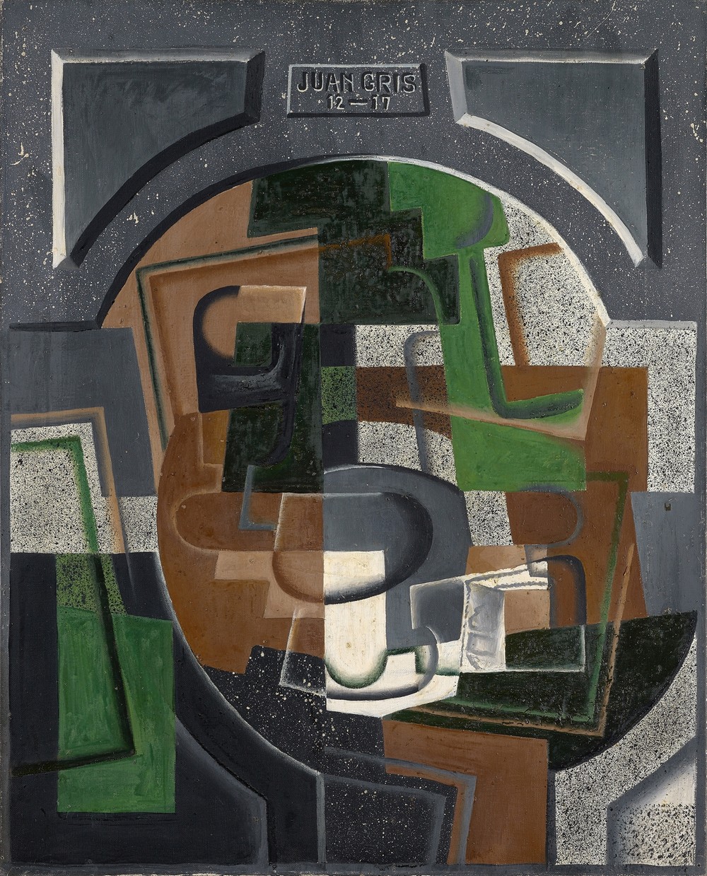 Still life with blackboard