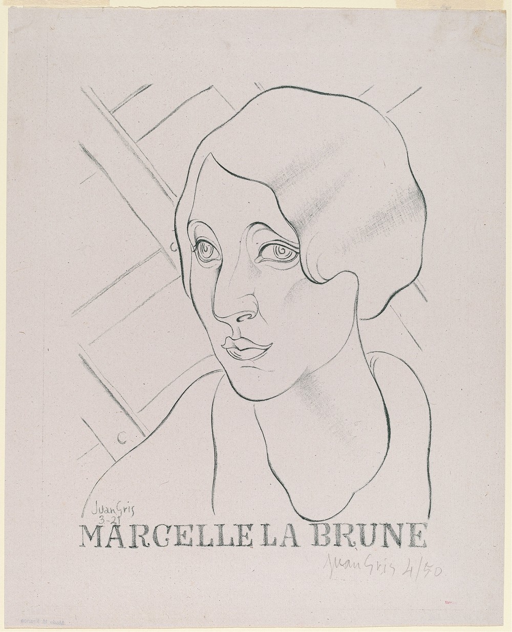 Marcelle la Brune (April 1921)