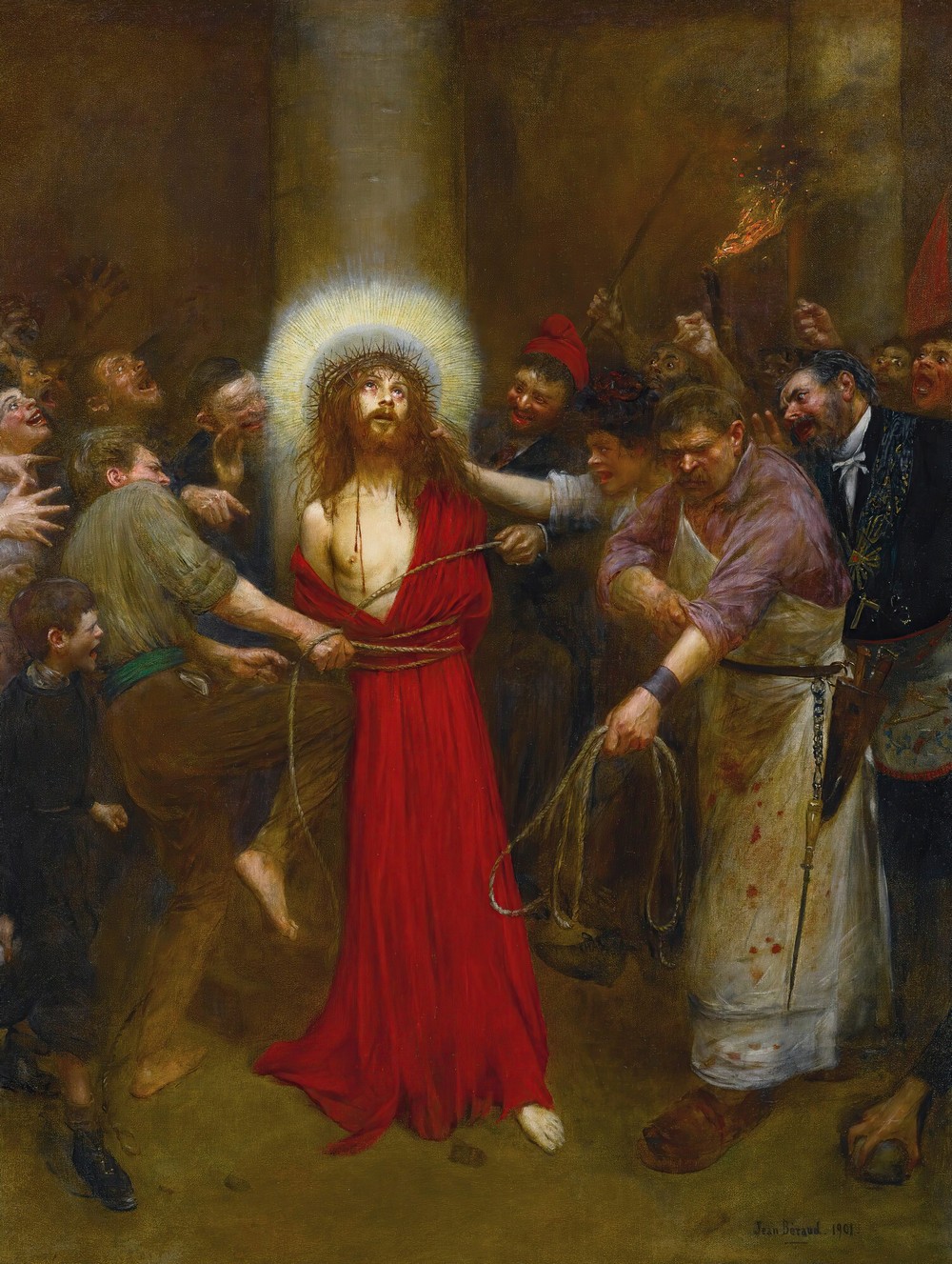 Christ Lié À La Colonne