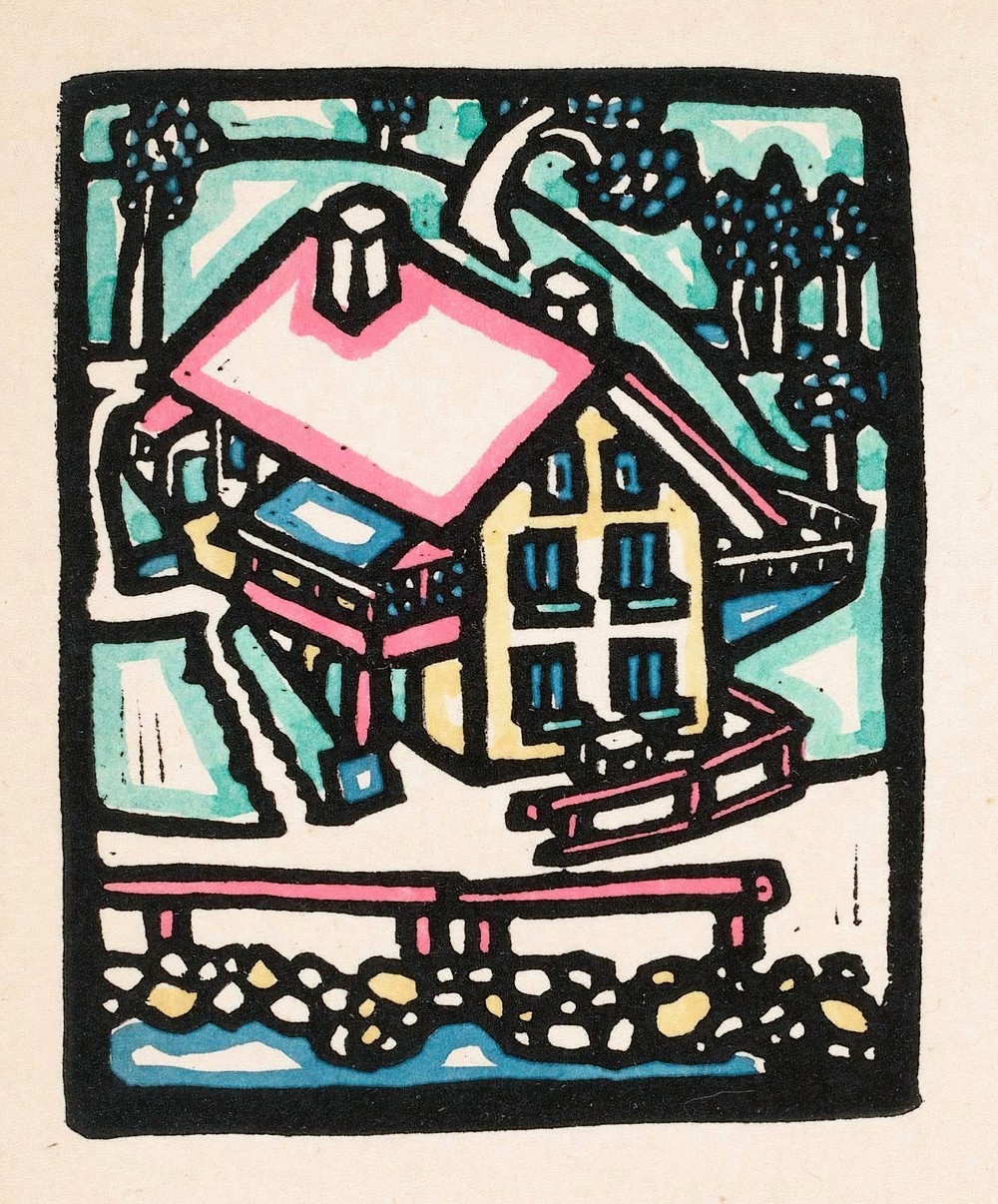 Huis op een heuvel