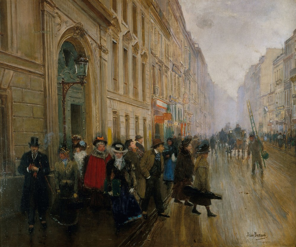La sortie du conservatoire de musique