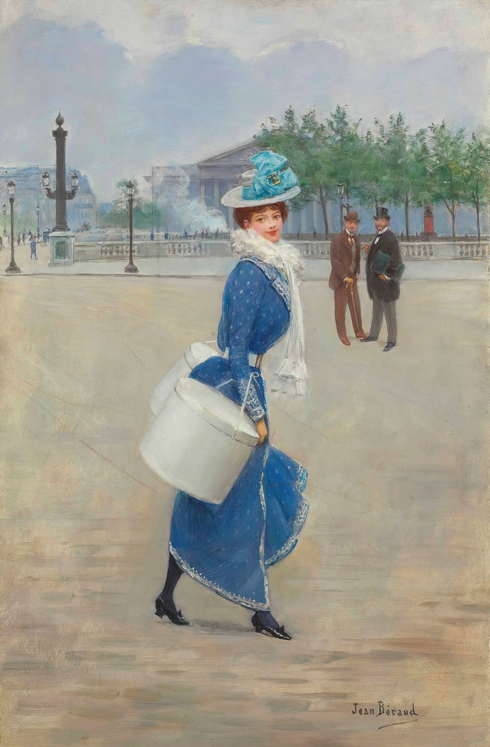Sur la place de la Concorde