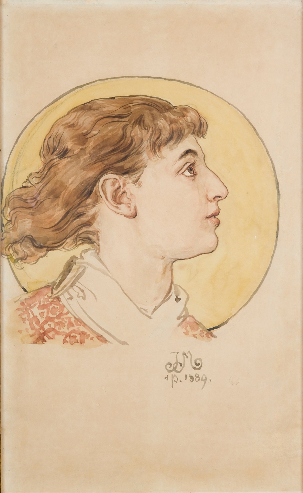 Angel’s head (portrait of Helena’s daughter)