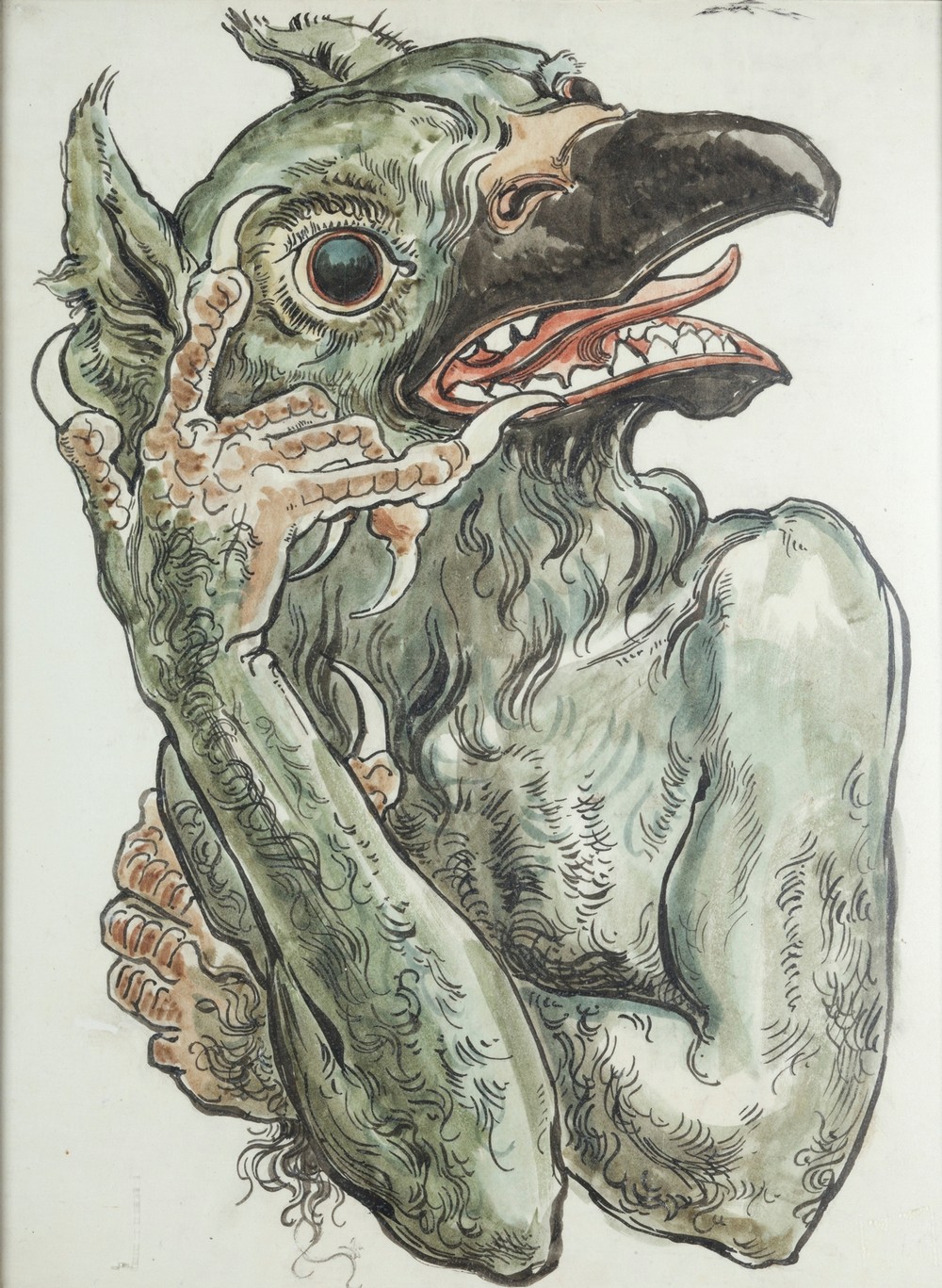 Devil with a bird’s head