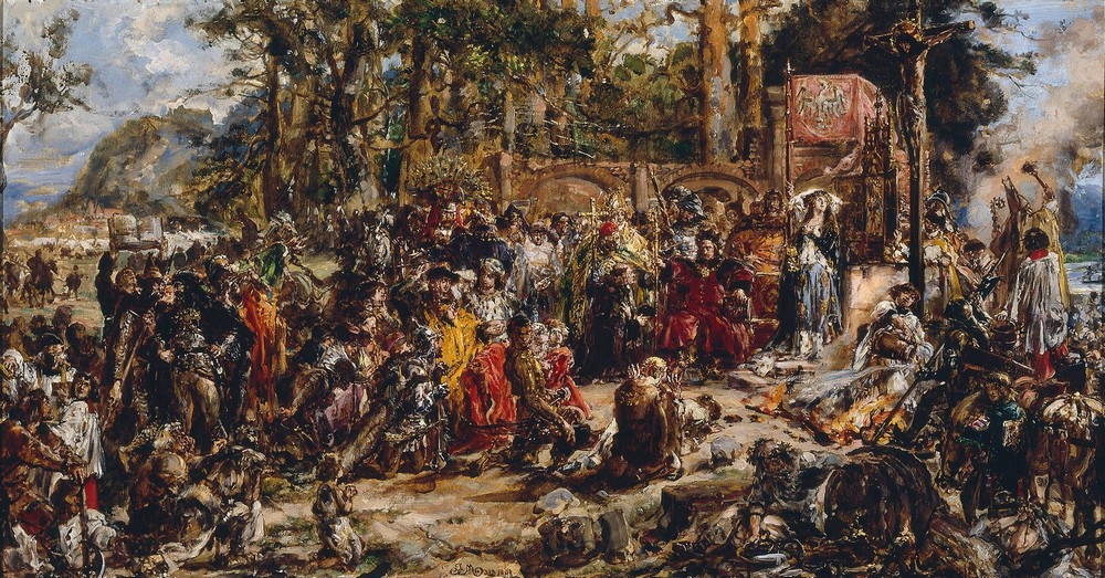 Baptism of Lithuania, from the series “History of Civilization in Poland”
