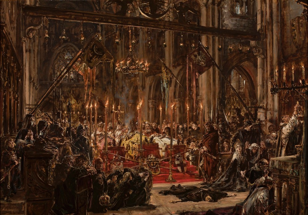 Defeat at Legnica, from the series “History of Civilization in Poland”