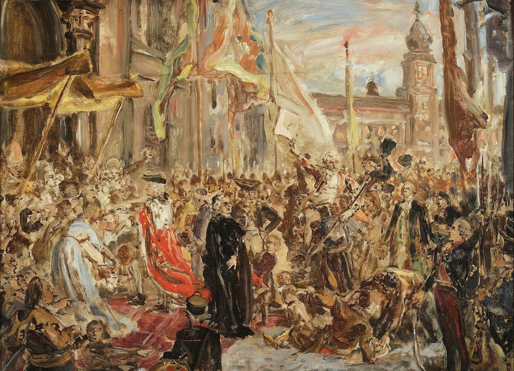 Sketch for the painting “Constitution of the 3 May”