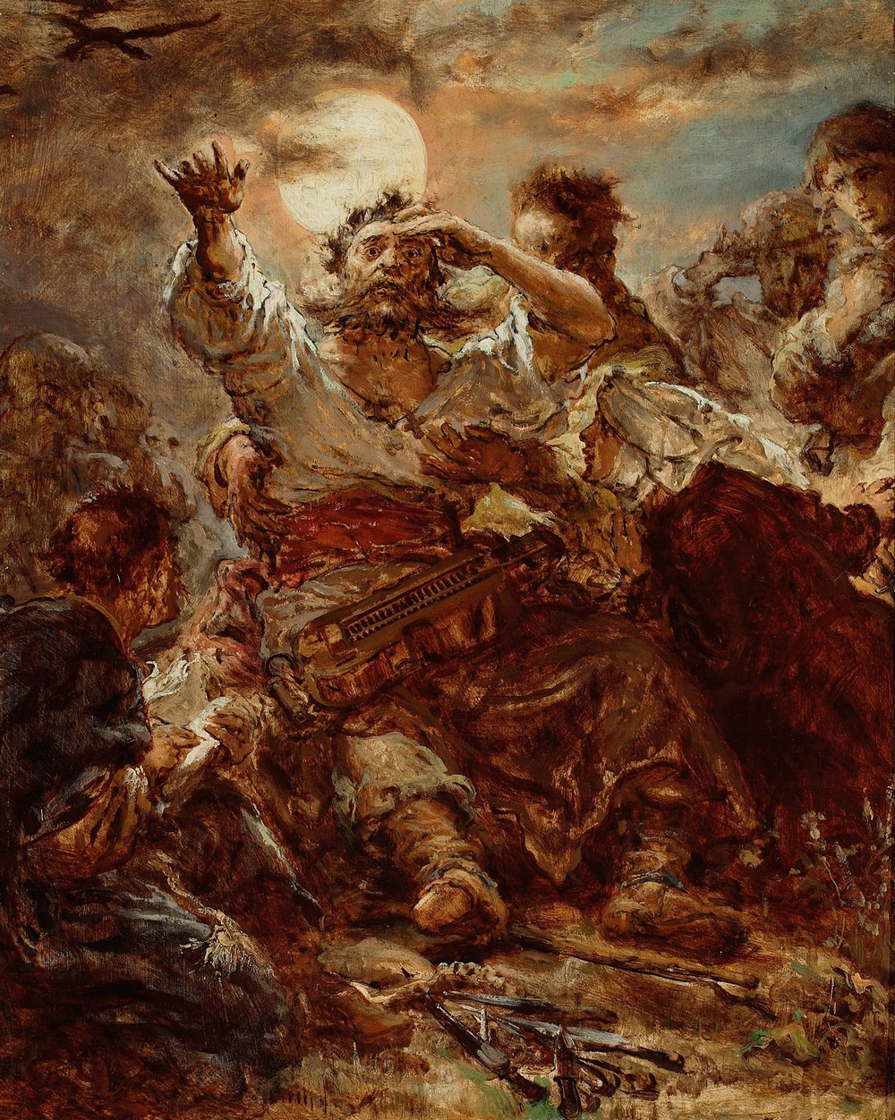 Sketch for the painting “Wernyhora”