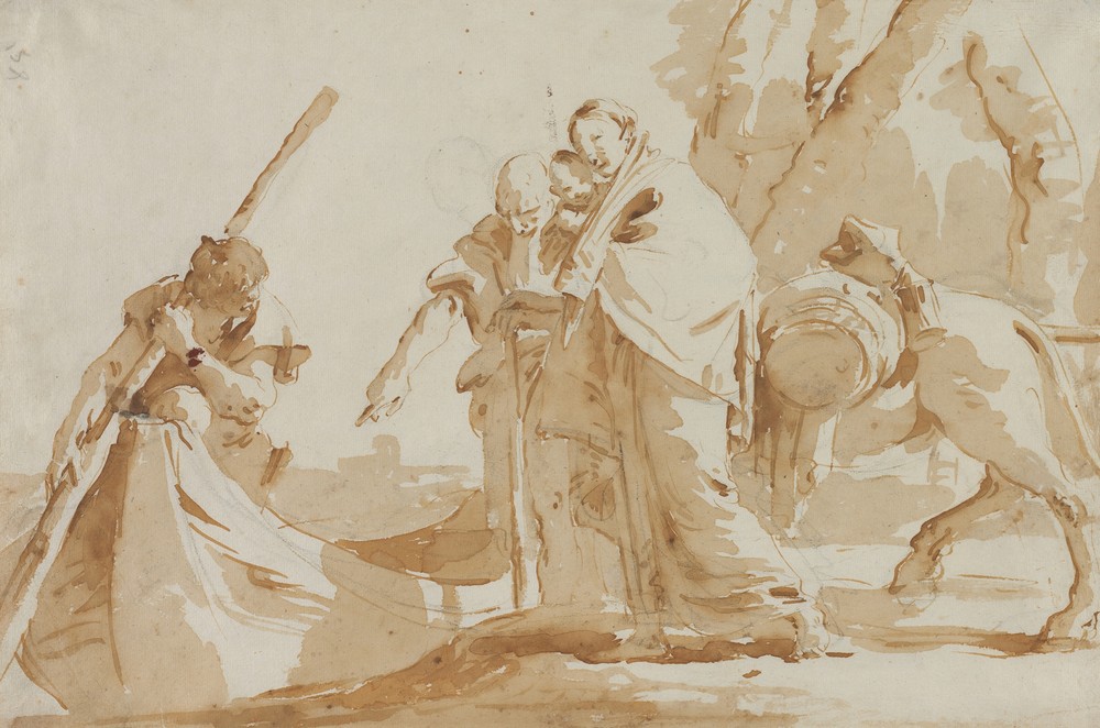 Flight into Egypt: The Embarkment of the Holy Family (c. 1735)