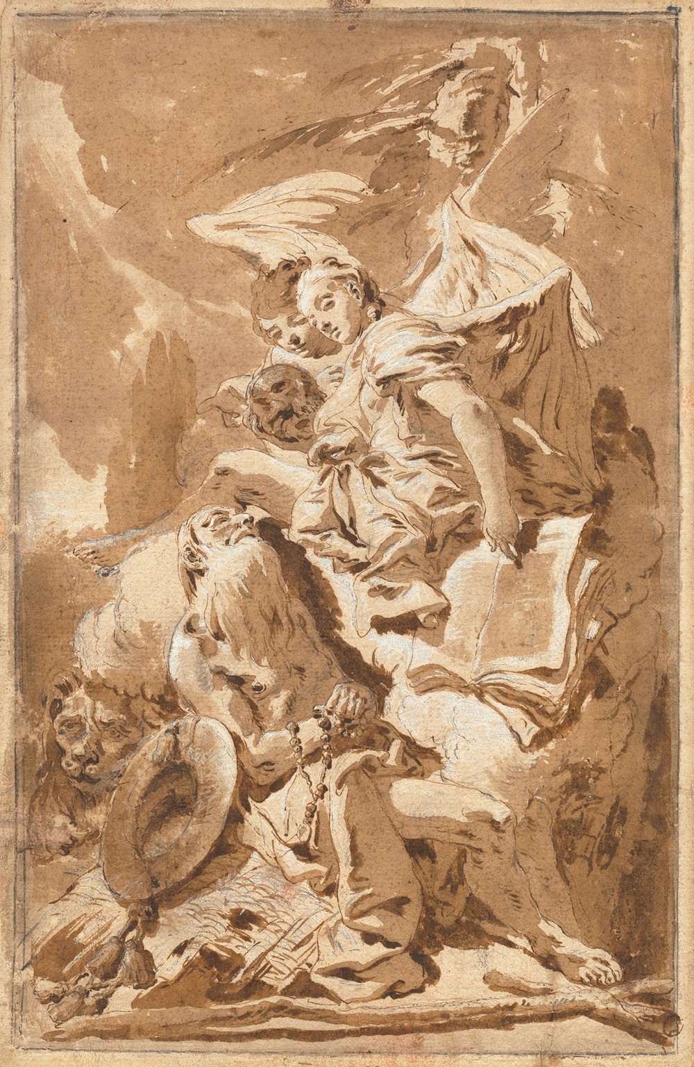 Saint Jerome in the Desert Listening to the Angels (c. 1732)