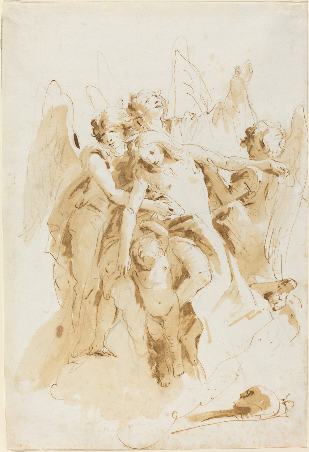 Saint Mary Magdalene Lifted by Angels (c. 1740)