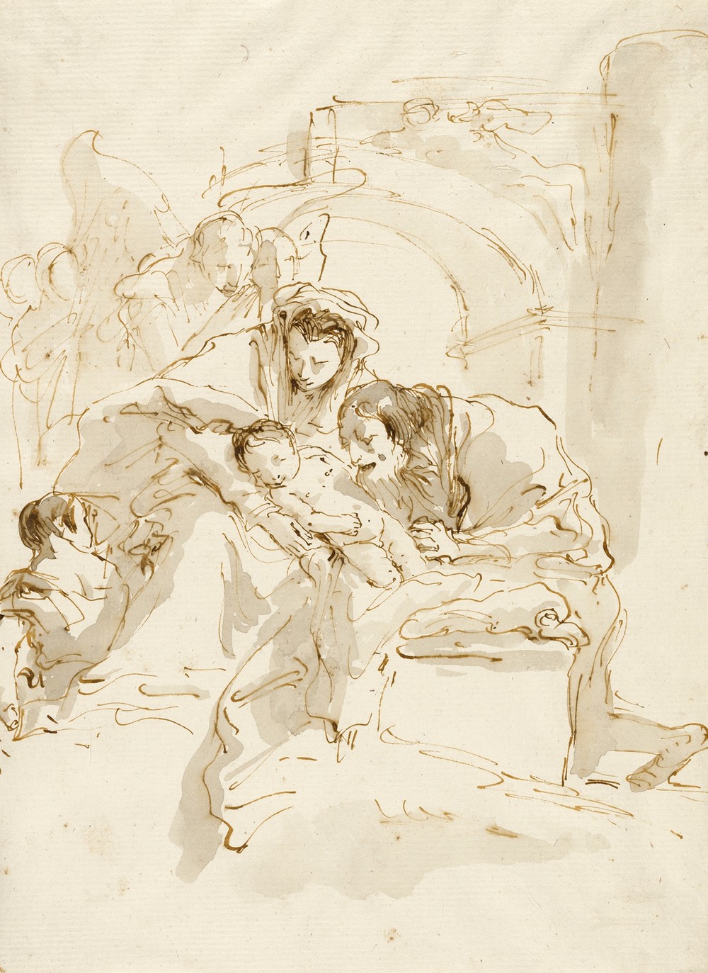 The Holy Family with Angels before an Arch (second half of 1750s)
